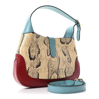 Gucci Snakeskin Calfskin Small Jackie 1961 Hobo Multicolor 3 of 10