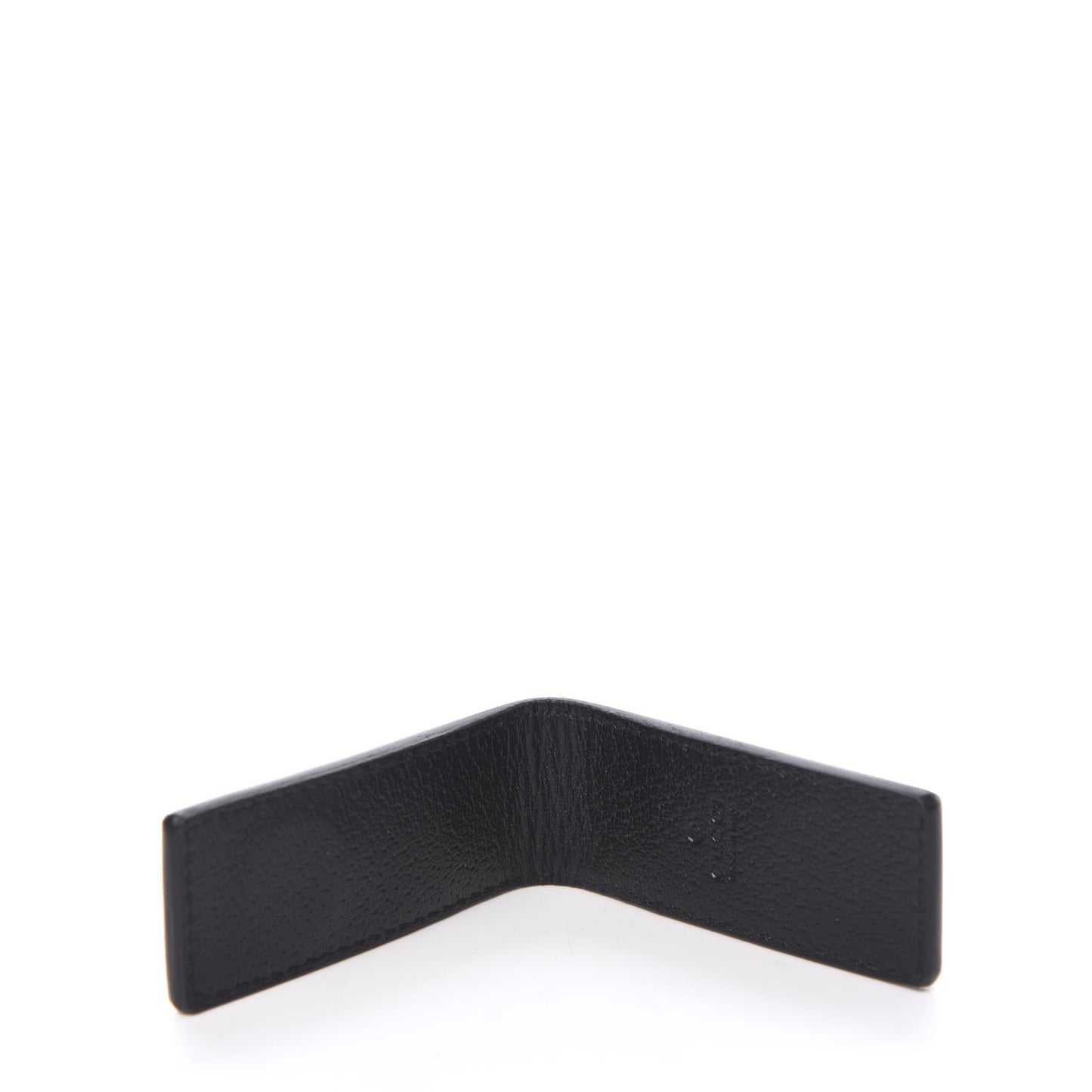 Calfskin Boar Effect GG Marmont Money Clip Black