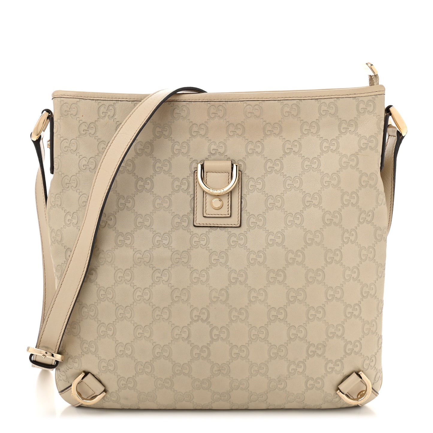 Guccissima Abbey Messenger Bag Off White