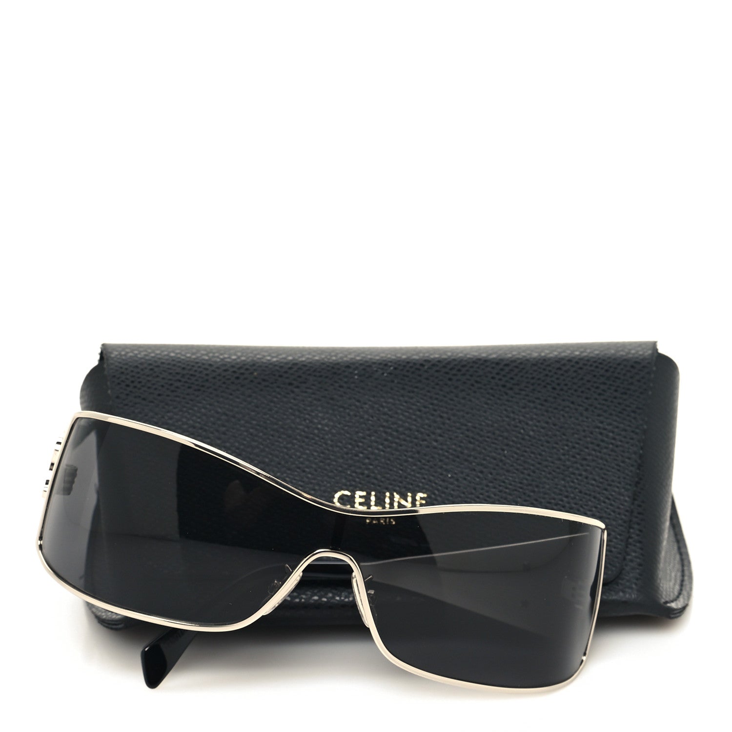 Celine Metal Triomphe Sunglasses CL40283U Silver Black 7 of 7