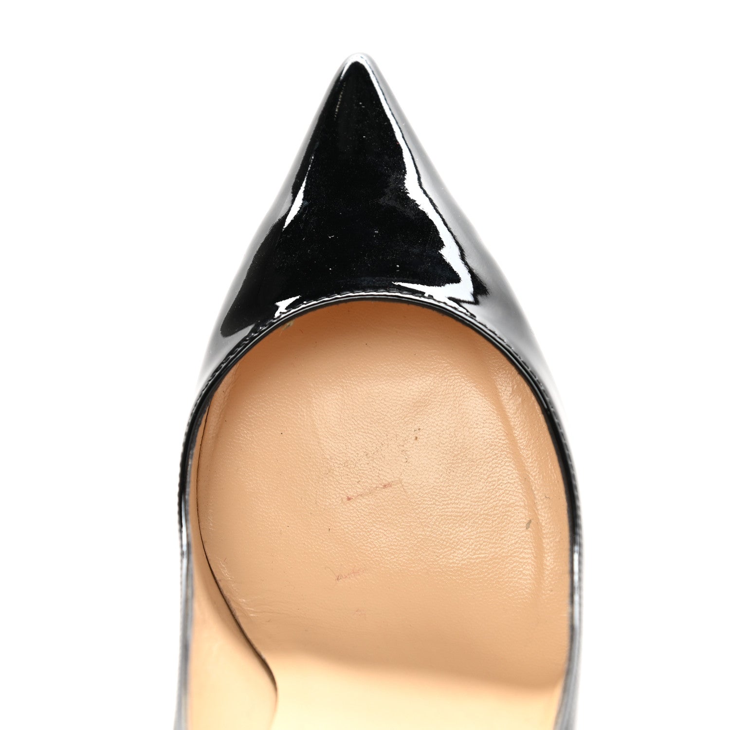 Christian Louboutin Patent Decollete 554 85 Pumps 37 Black 8 of 10