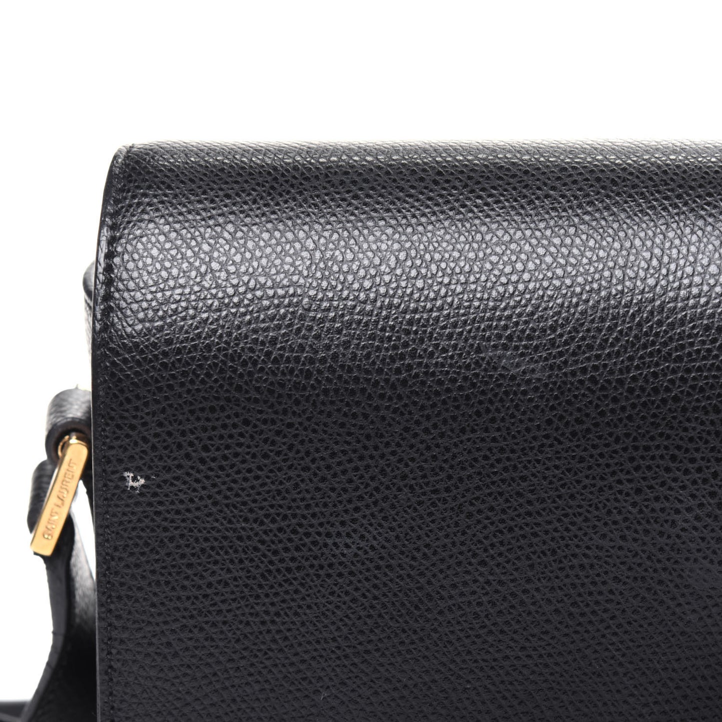 Textured Calfskin Medium Classic Monogram Universite Bag Black
