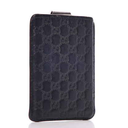 Gucci Guccissima Money Clip Navy 3 of 7