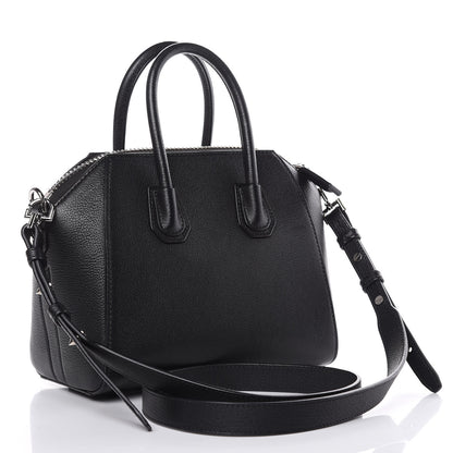 Givenchy Sugar Goatskin Mini Antigona Black 3 of 12