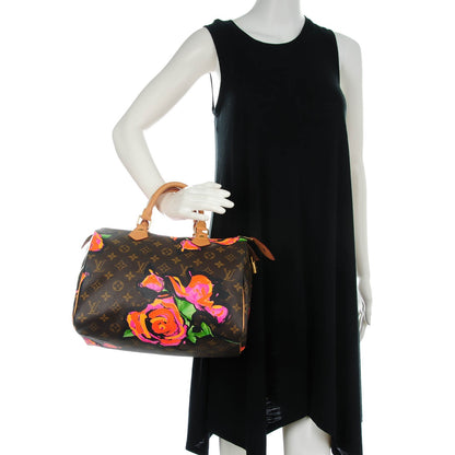 Louis Vuitton Monogram Roses Speedy 30 2 of 7