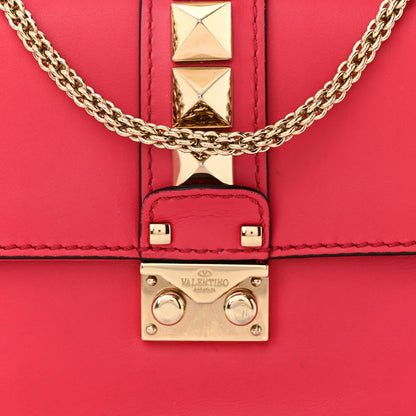 Valentino Garavani Vitello Small Glam Lock Rockstud Flap Deep Fuxia 7 of 11