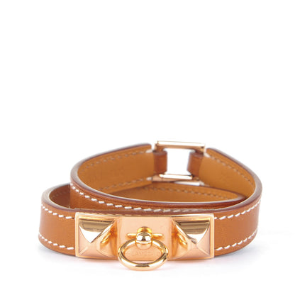 Hermes Barenia Rivale Bracelet XS Fauve 1 of 7