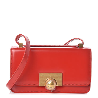 Bottega Veneta Spazzolato Calfskin Mini Classic BV Bag Bright Red 1 of 8