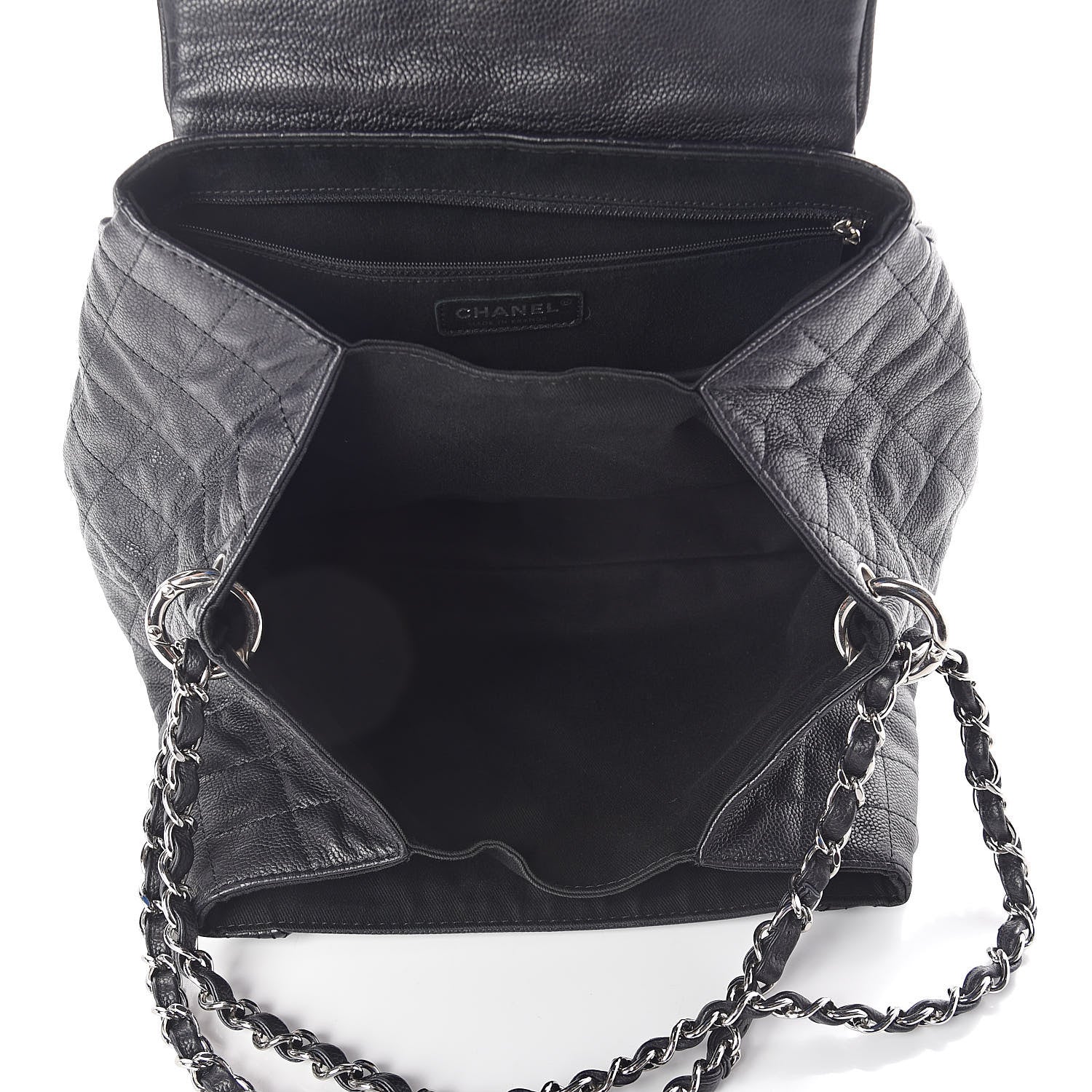 Chanel Caviar Quilted Timeless Accordion Flap Black 5 of 11