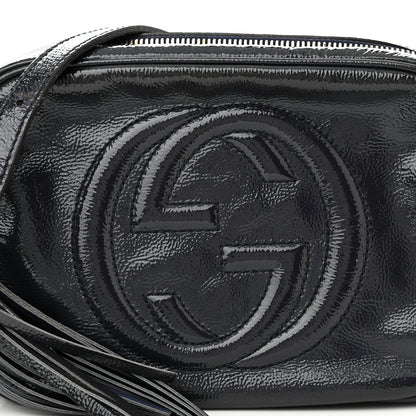 Gucci Vernice Naplack Small Soho Disco Bag Uniform Blue 8 of 14