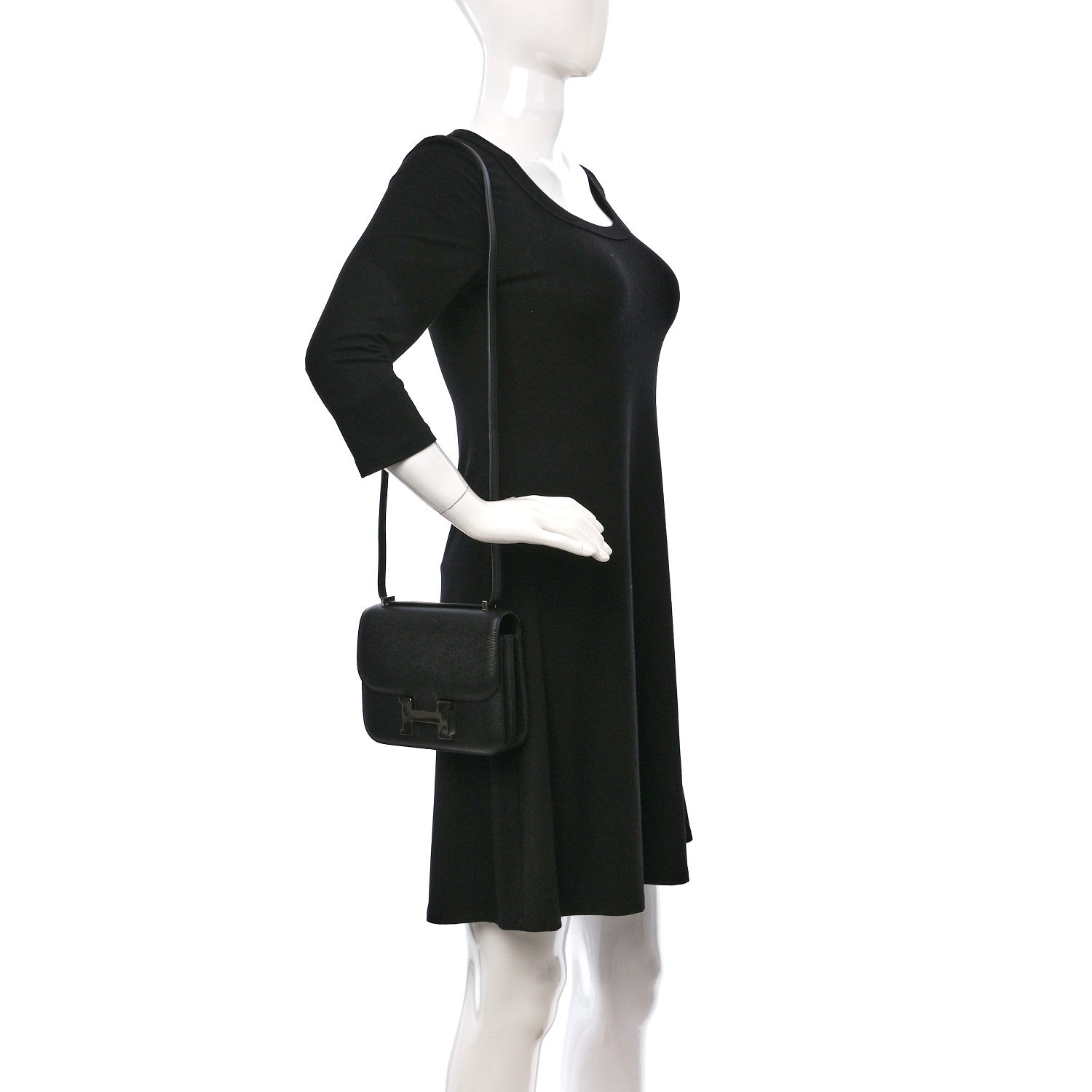 Hermes Epsom Constance 18 Black 2 of 13