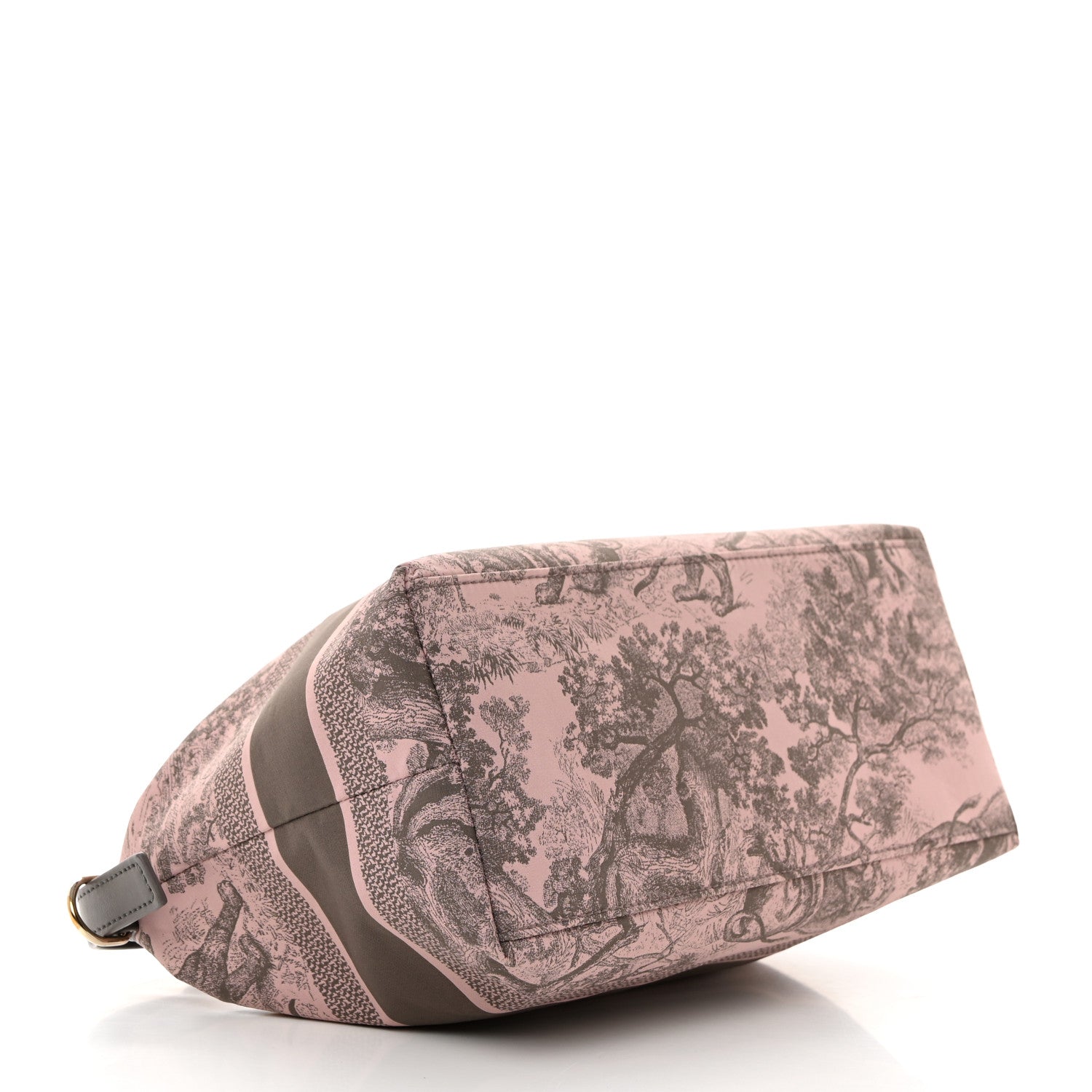 Christian Dior Technical Fabric Toile De Jouy DiorTravel Nomad Pouch Pink Grey 4 of 7