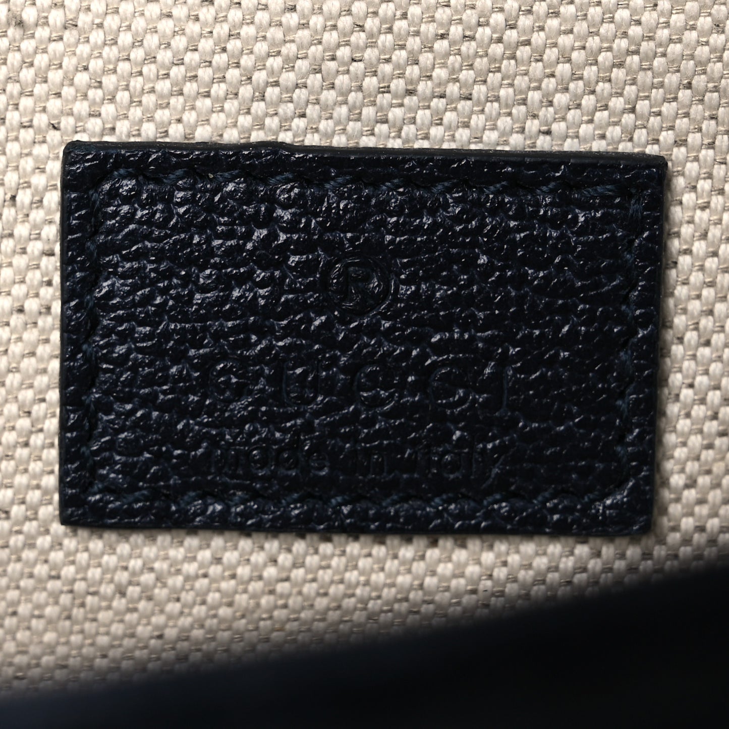 GG Supreme Monogram Web Small Ophidia Belt Bag 90 36 Beige Navy