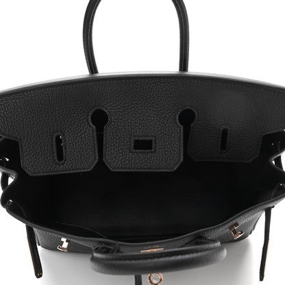 Hermes Togo Birkin 25 Black 18 of 34