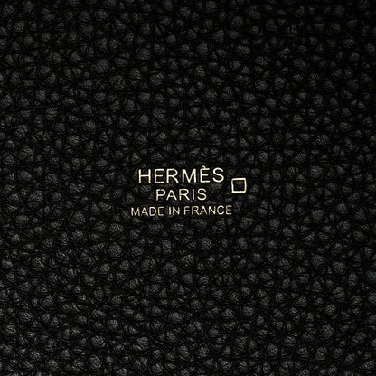 Hermes Taurillon Clemence Matte Alligator Picotin Lock Touch 18 PM Black 6 of 11