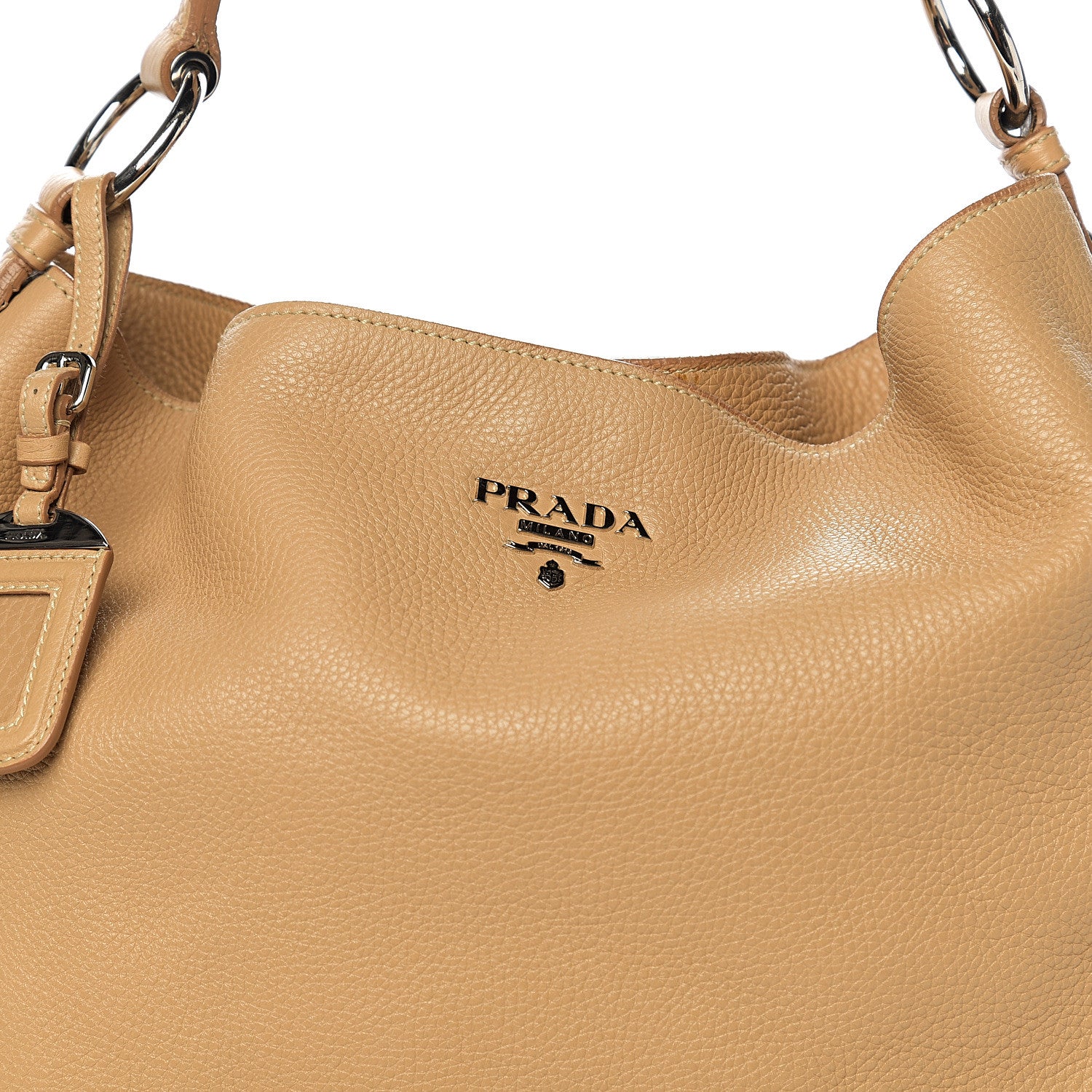 Prada Vitello Daino Sacca Hobo Sughero 11 of 11