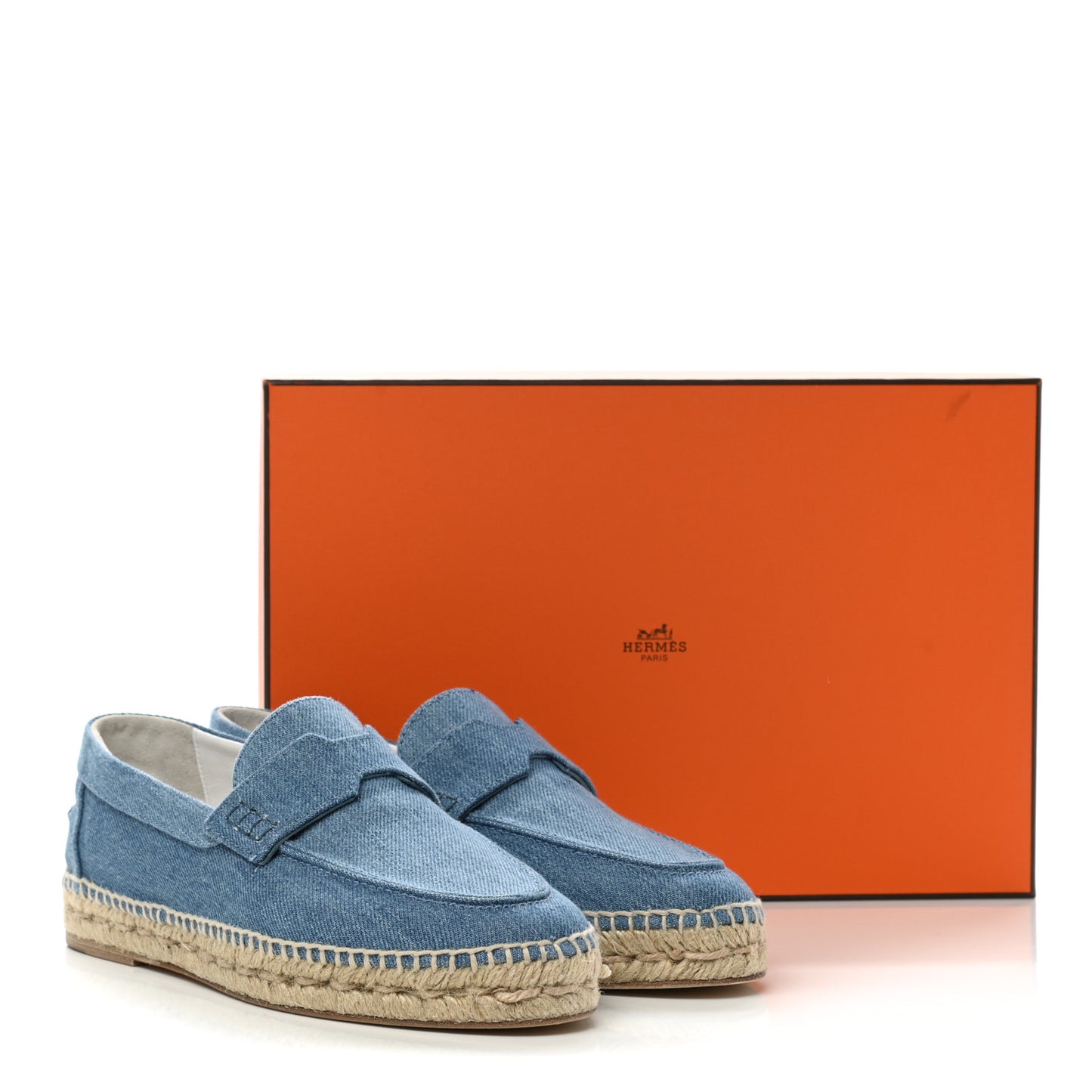 Denim Canvas Womens Trip Espadrilles 38 Bleu Clair