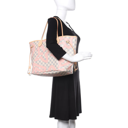 Louis Vuitton Damier Azur Tahitienne Neverfull MM 2 of 12