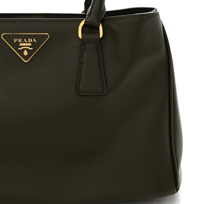 Prada Saffiano Lux Medium Tote Militare 11 of 14