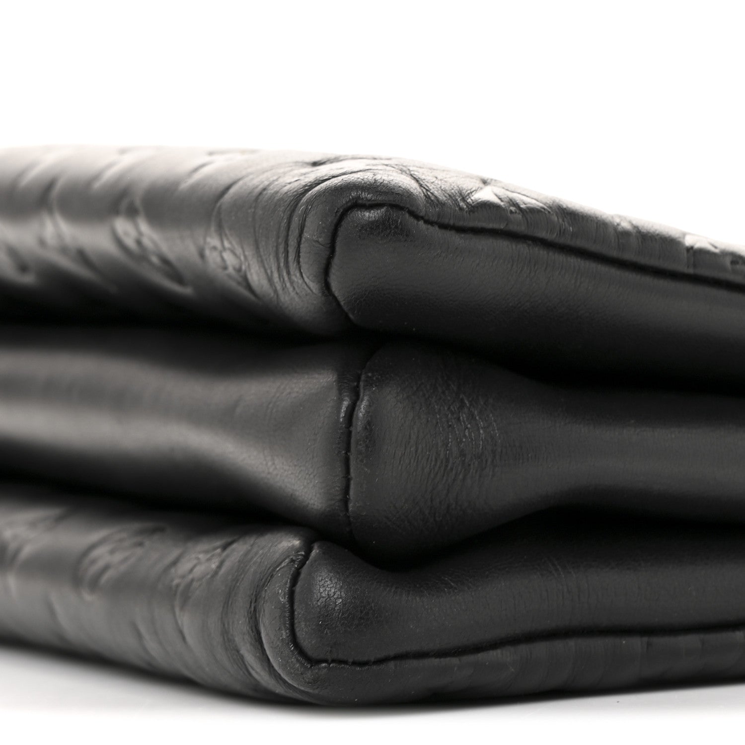 Louis Vuitton Lambskin Embossed Monogram Coussin PM Black 11 of 16