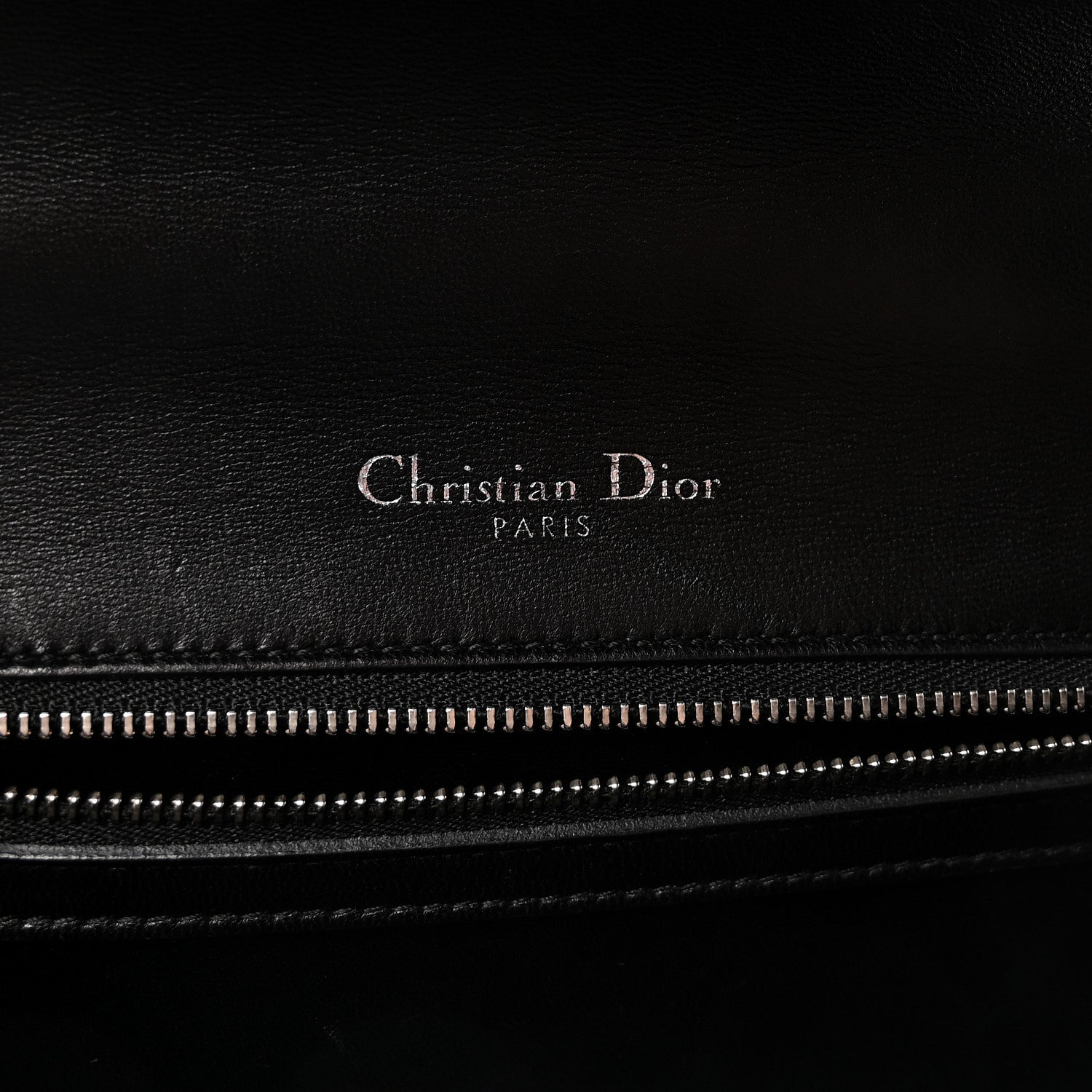 Christian Dior Lambskin Multi Studded Medium Diorama Flap Bag Black 6 of 9