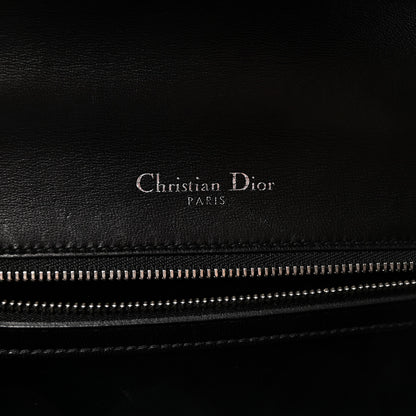 Christian Dior Lambskin Multi Studded Medium Diorama Flap Bag Black 6 of 9