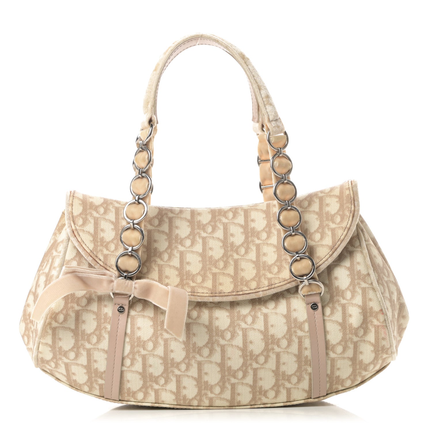 Christian Dior Monogram Romantique Trotter Bag Rose 1 of 14