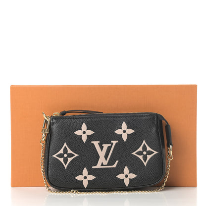 Louis Vuitton Empreinte Monogram Giant Mini Pochette Accessories Black 7 of 7