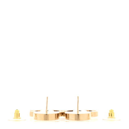 Chanel Enamel CC Drop Earrings Black White 3 of 4