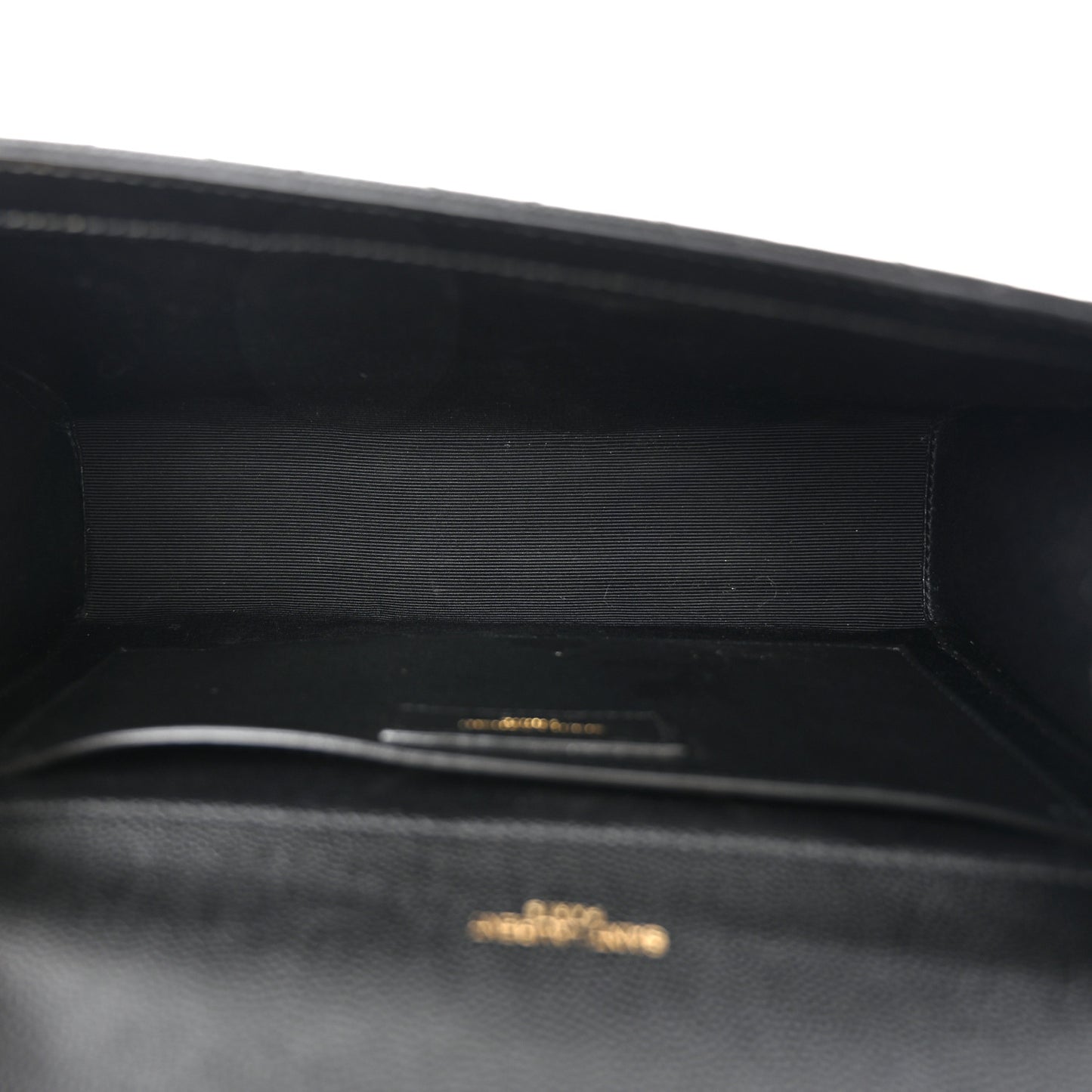 Grain De Poudre Textured Mixed Matelasse Triquilt Medium Monogram Satchel Black