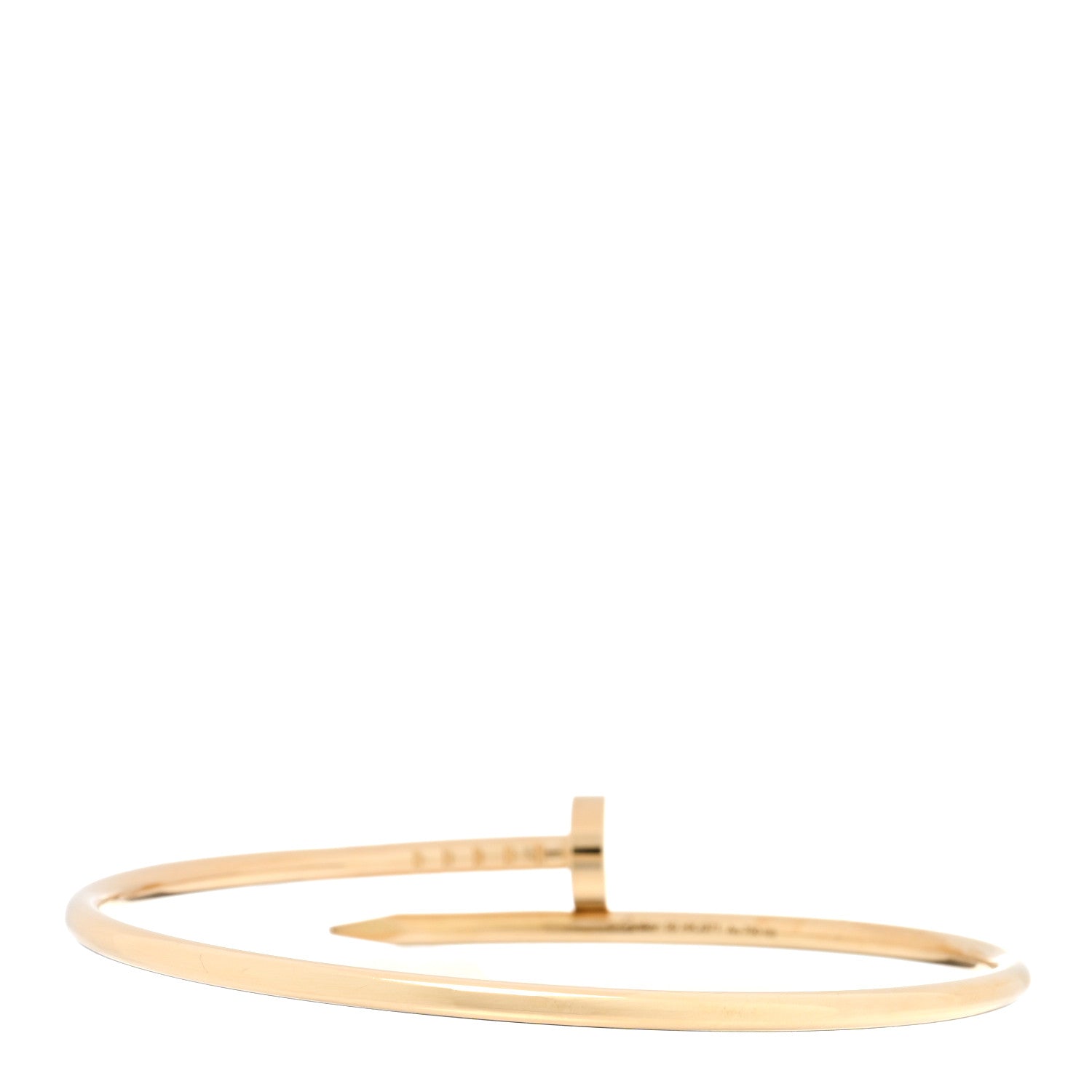 Cartier 18K Yellow Gold Small Juste Un Clou Bracelet 16 2 of 4