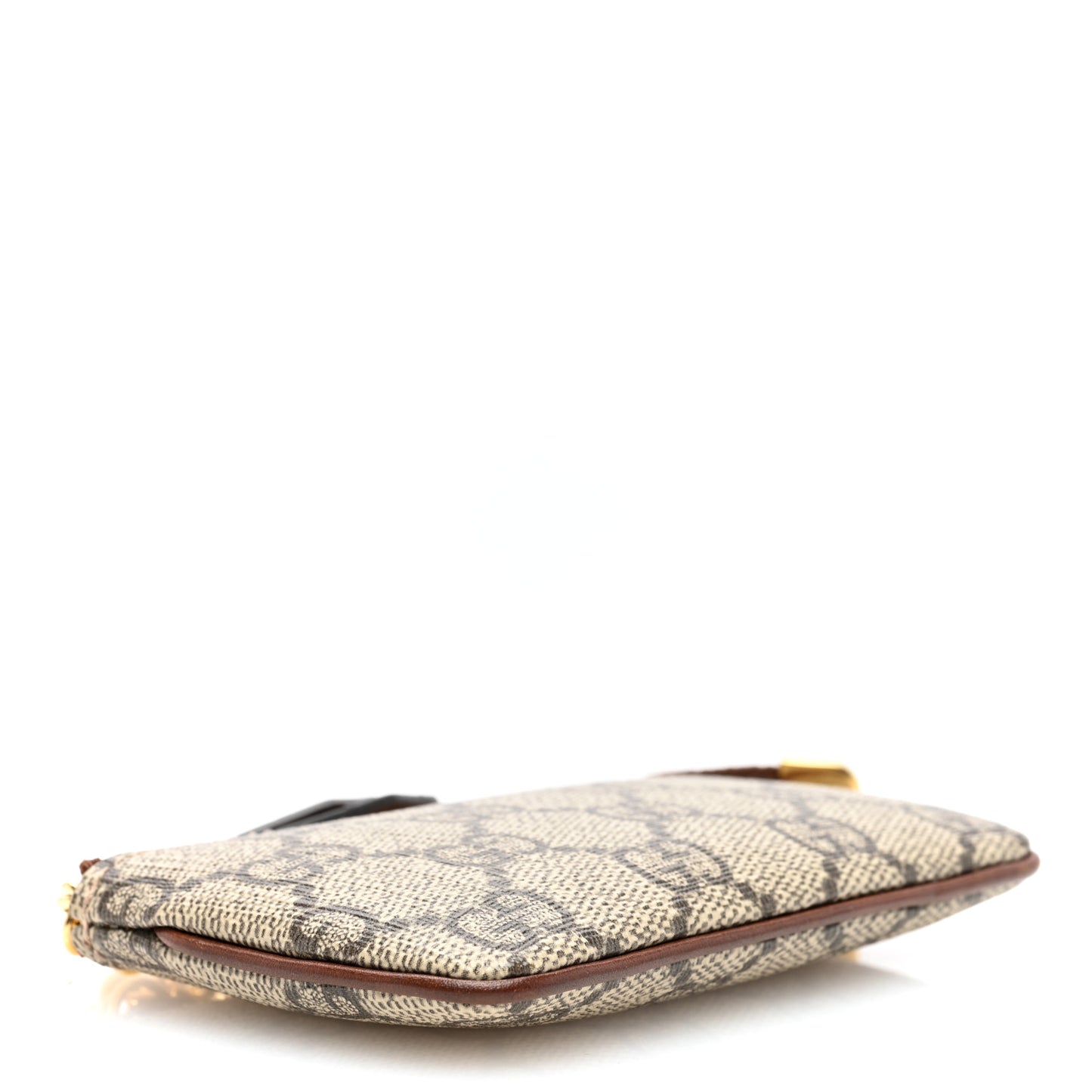 GG Supreme Monogram Key Case Brown