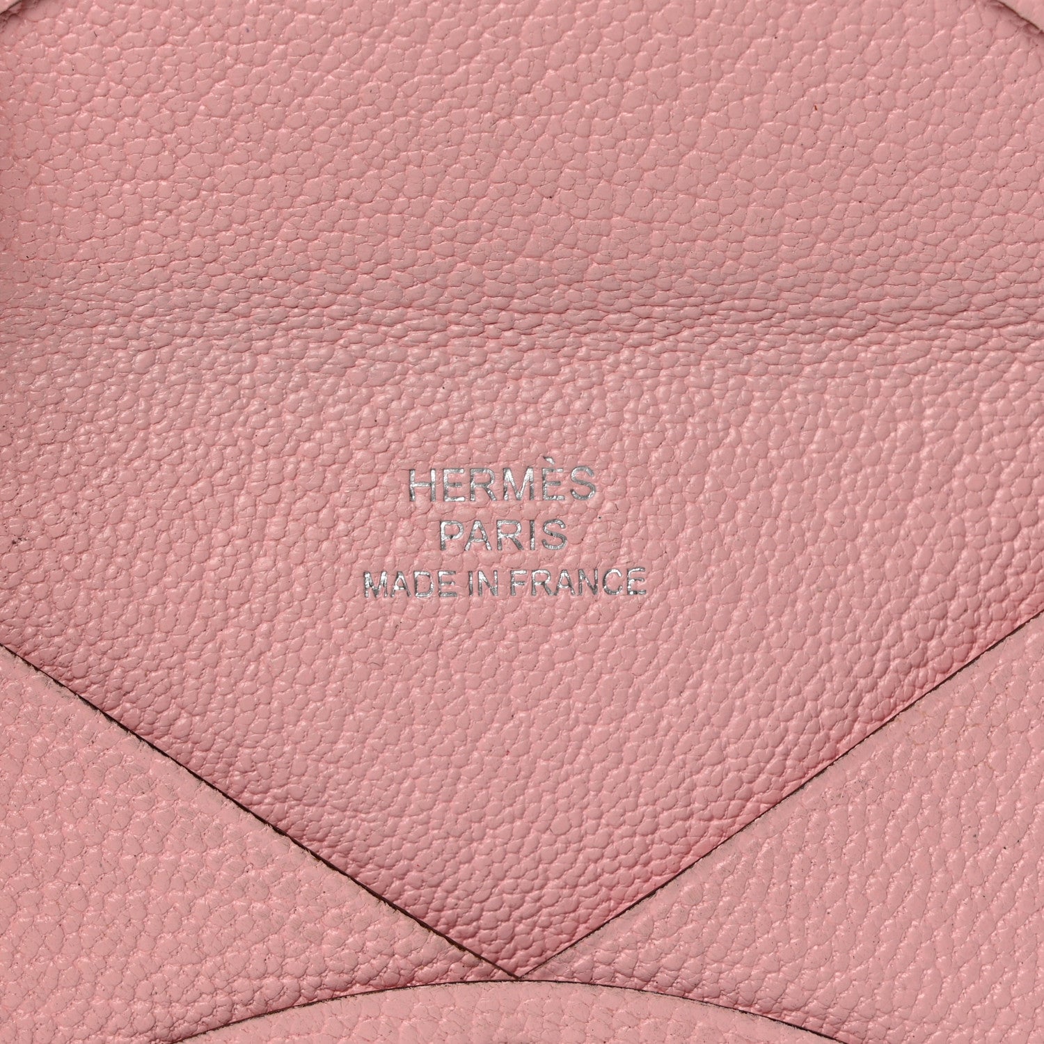 Hermes Chevre Mysore Calvi Card Case Rose Sakura 6 of 6