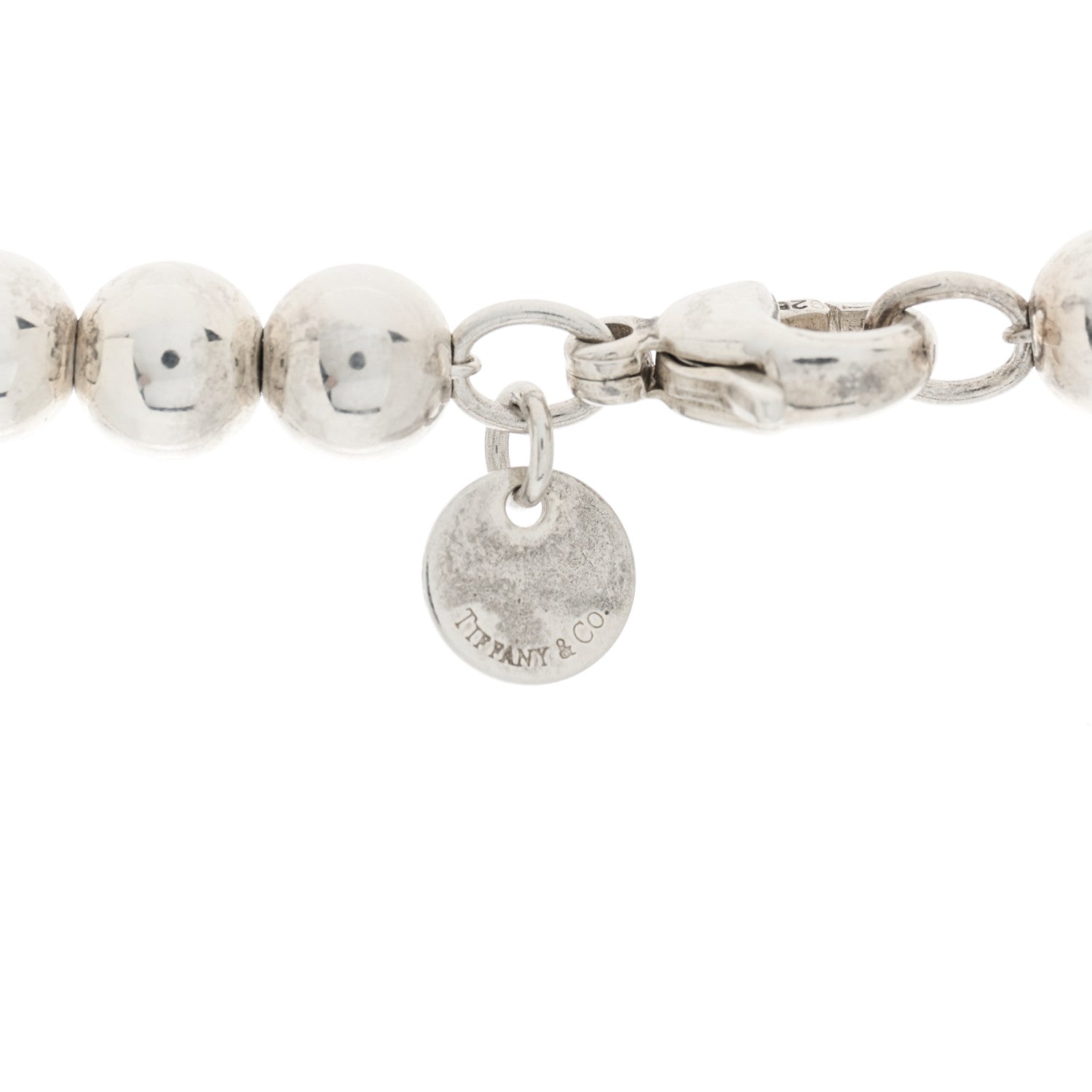 Tiffany Sterling Silver HardWear Graduated Ball Necklace 3 of 3