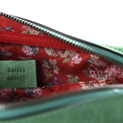 Gucci Laminated Nappa Trapuntata Small Zumi Shoulder Bag Jasmine Green 9 of 10