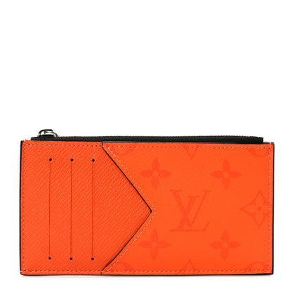 Louis Vuitton Taigarama Coin Card Holder Orange 1 of 6