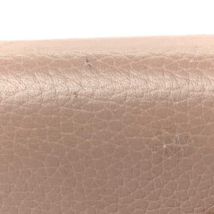 Valentino Garavani Pebbled Calfskin Rockstud Envelope Wallet on Chain Poudre 8 of 8