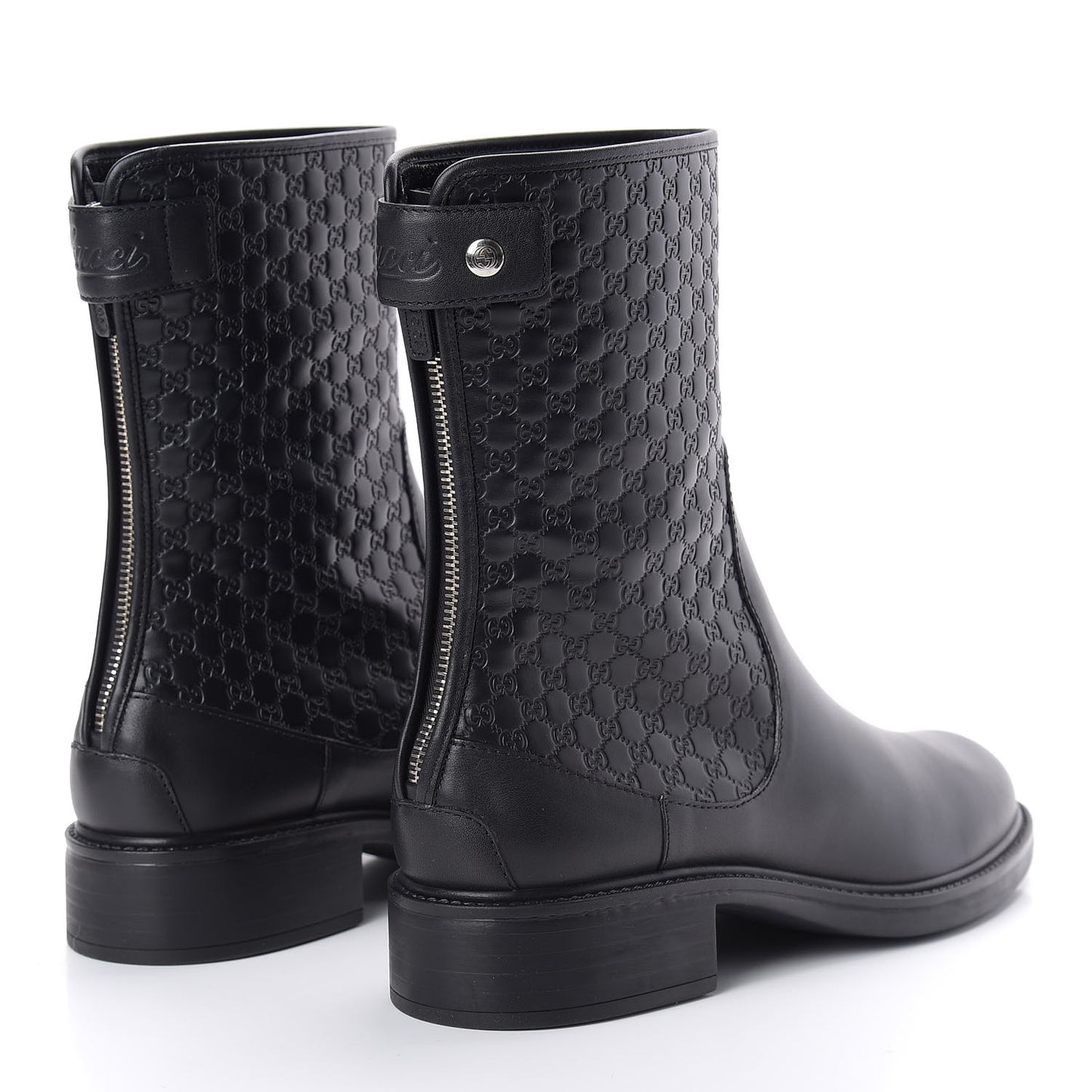 Soft Microguccissima Zip Boots 39 Black