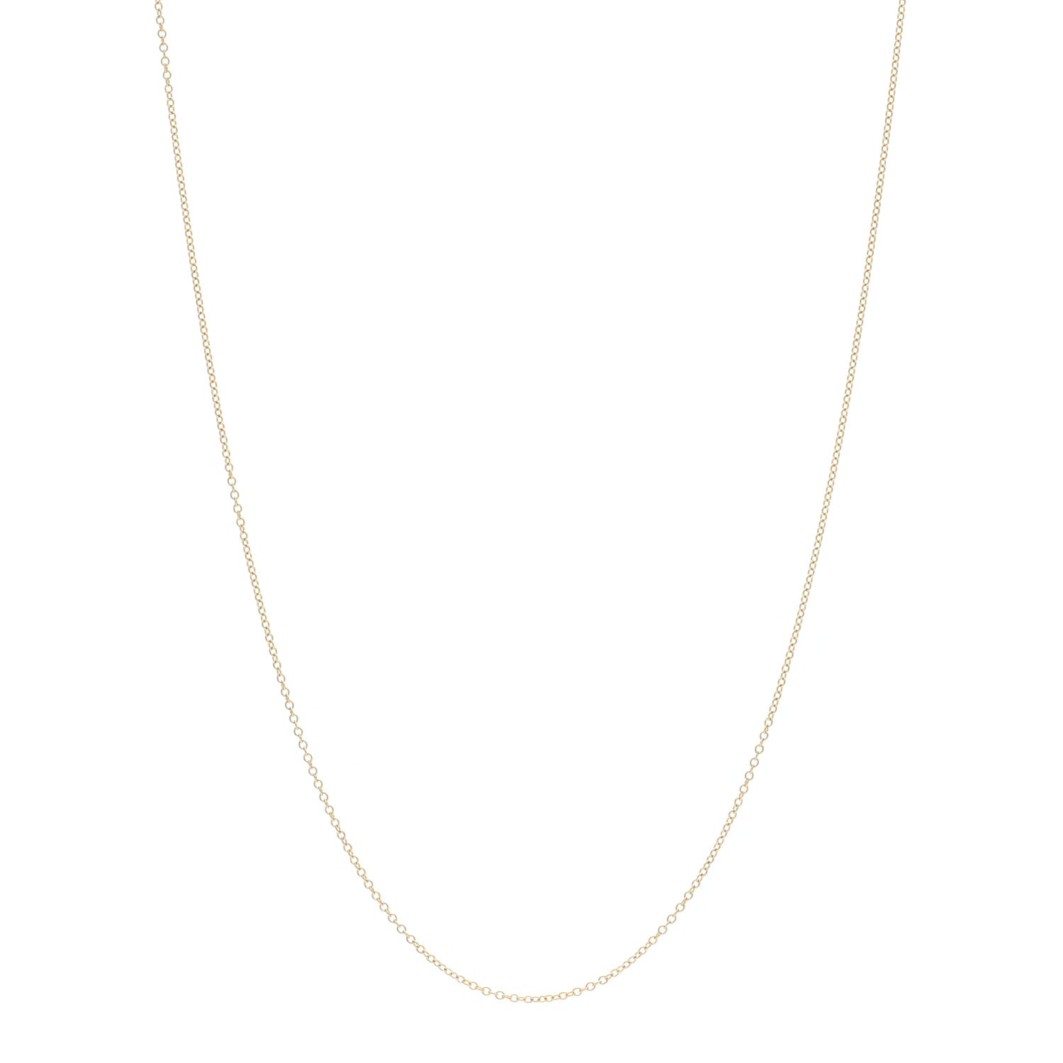 Tiffany 18K Yellow Gold Chain Necklace 18" 1 of 4