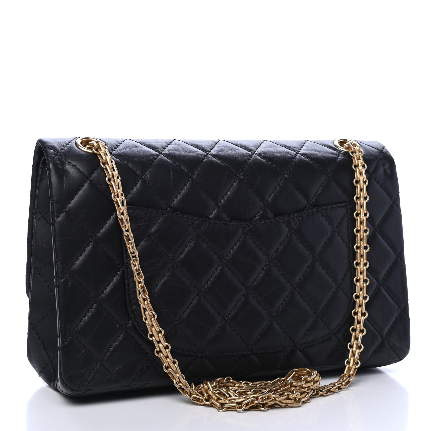 Chanel Aged Calfskin Lucky Charms 2.55 Reissue 226 Flap Black 2 of 6