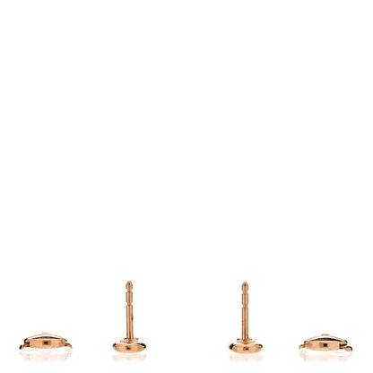 Hermes 18K Rose Gold TPM Farandole Stud Earrings 3 of 5