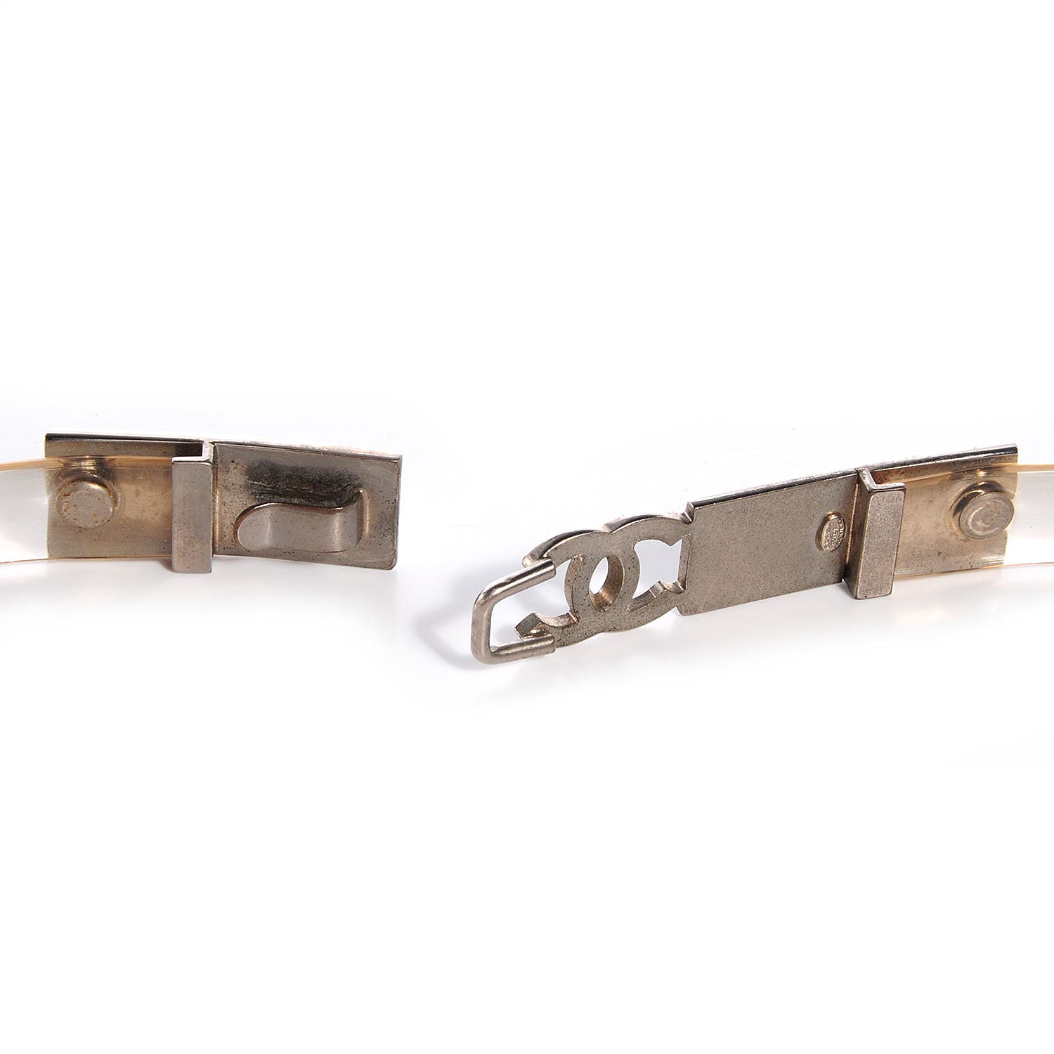 Chanel Translucent CC Belt Silver 6 of 18