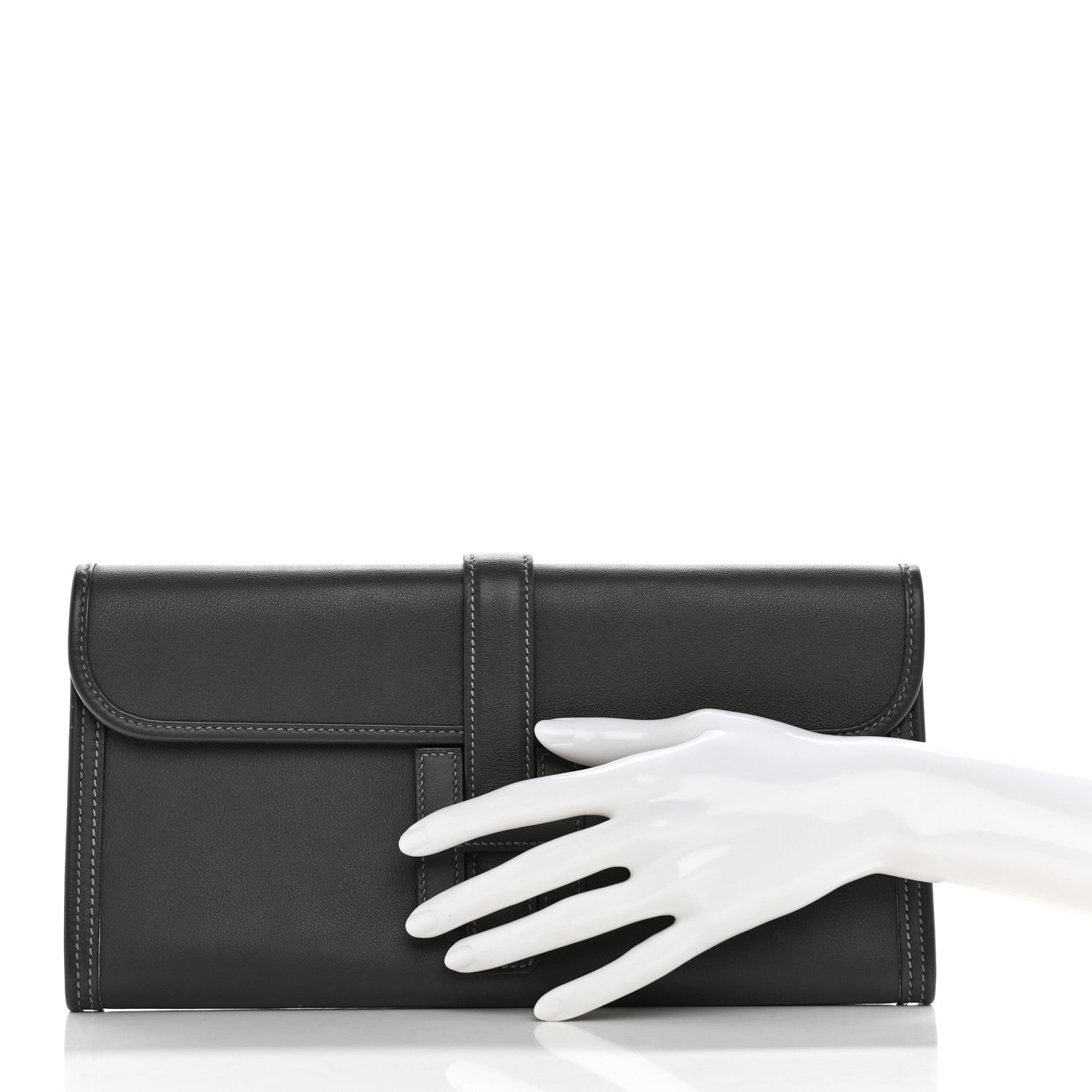 Hermes Swift Jige Elan 29 Clutch Graphite 2 of 15