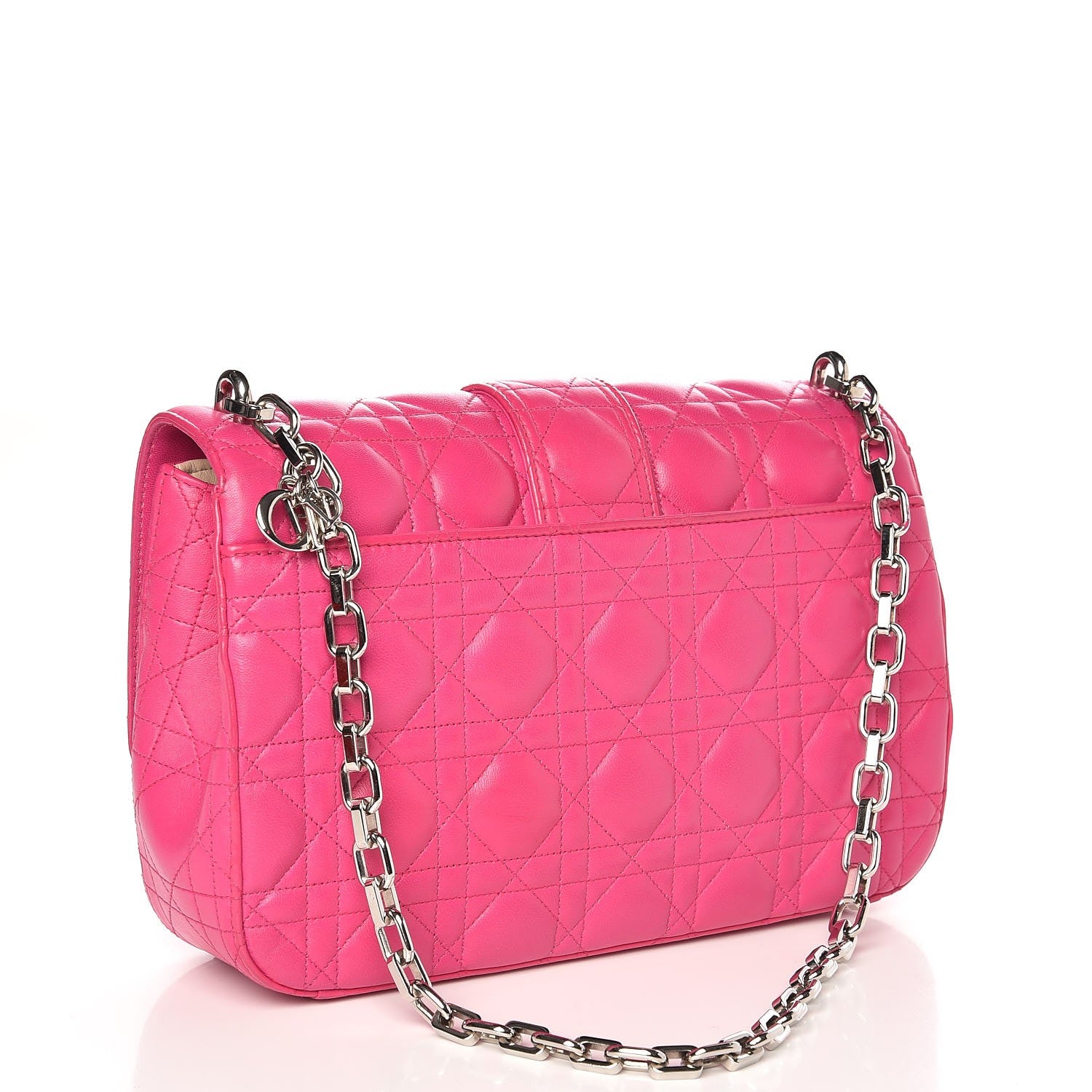 Christian Dior Lambskin Cannage Medium Miss Dior Flap Fuchsia 3 of 7
