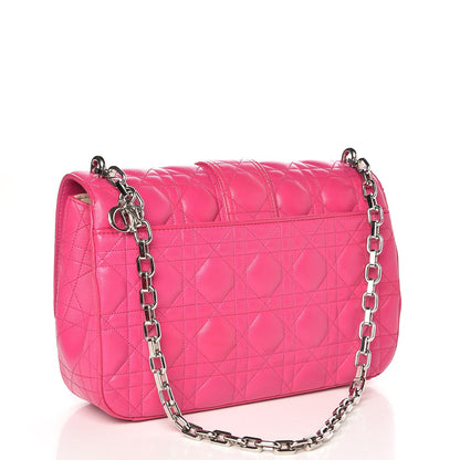 Christian Dior Lambskin Cannage Medium Miss Dior Flap Fuchsia 3 of 7