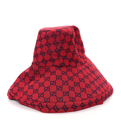 Gucci Monogram Wide Brim Hat L Red Blue 4 of 9