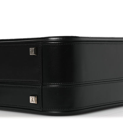 Louis Vuitton Monogram Glace Valisette MM Black 9 of 13