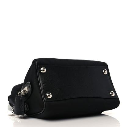 Prada Nylon Saffiano Re-Edition 2005 Top Handle Crossbody Bag Black 4 of 6