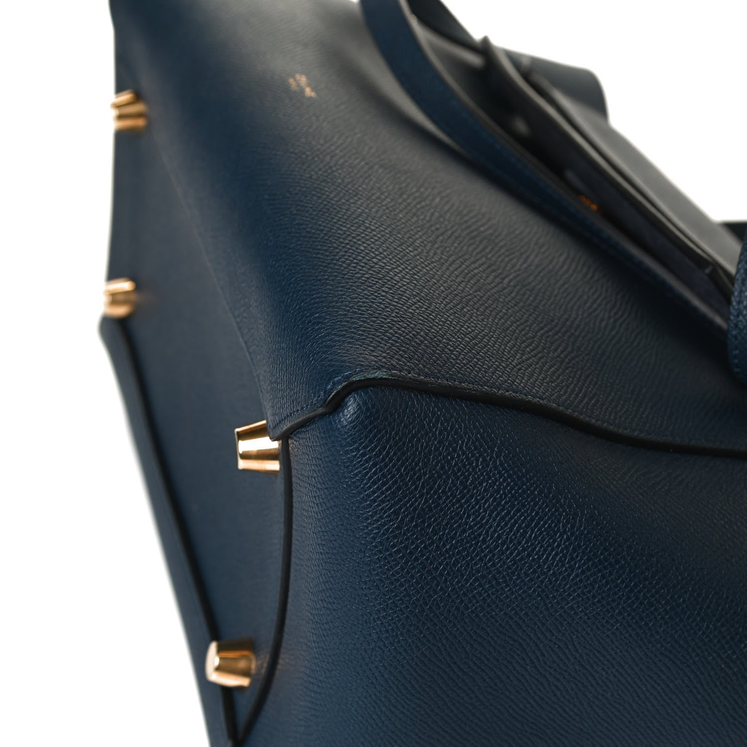 Celine Grained Calfskin Mini Belt Bag Deepsea 12 of 17