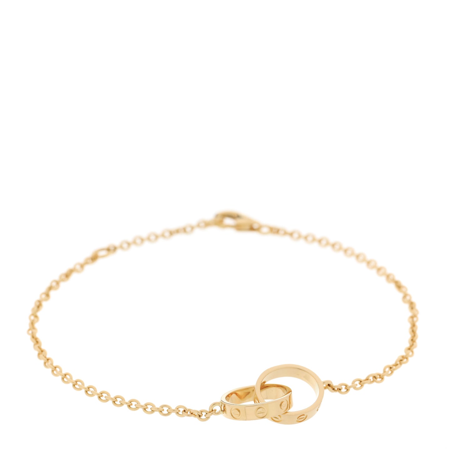 18K Yellow Gold Interlocking LOVE Bracelet